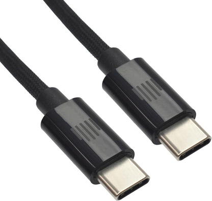 Dviced USB-C to USB-C Nylon Cable 1.25m — Black – view 3