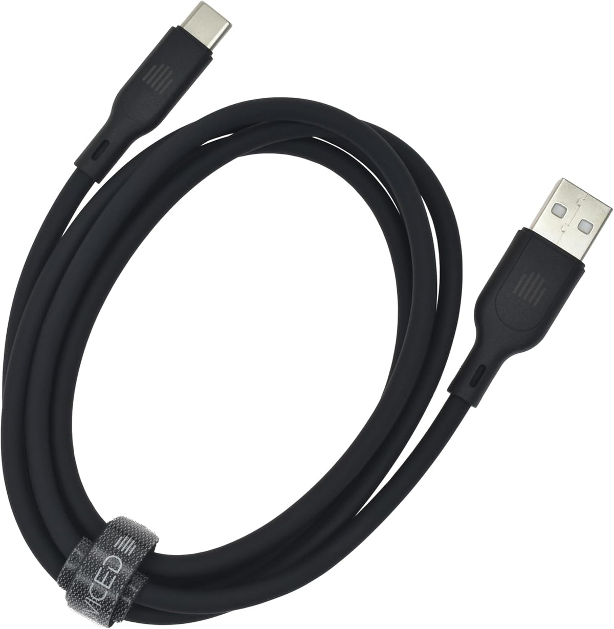 Dviced USB-A to USB-C Silicone Cable 1.25m — Black – view 4