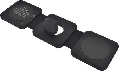 Dviced 3-in-1 Foldable Magnetic Wireless Charger — Black – view 4