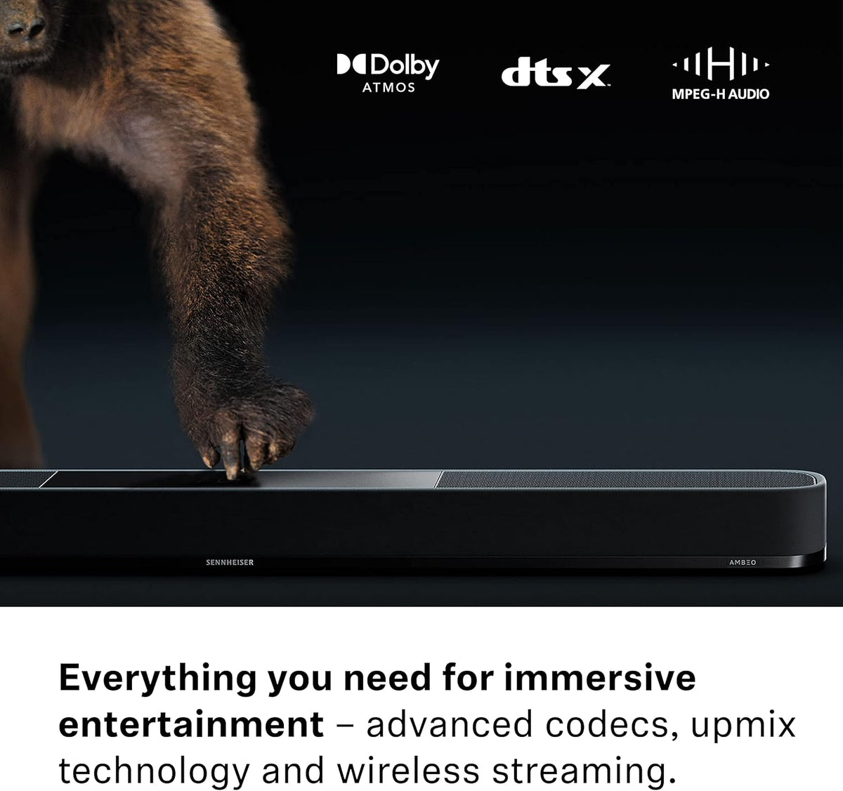 Sennheiser Consumer Audio AMBEO Soundbar Plus for TV and Music with Immersive 3D Surround Sound, Virtual 7.1.4 – view 7