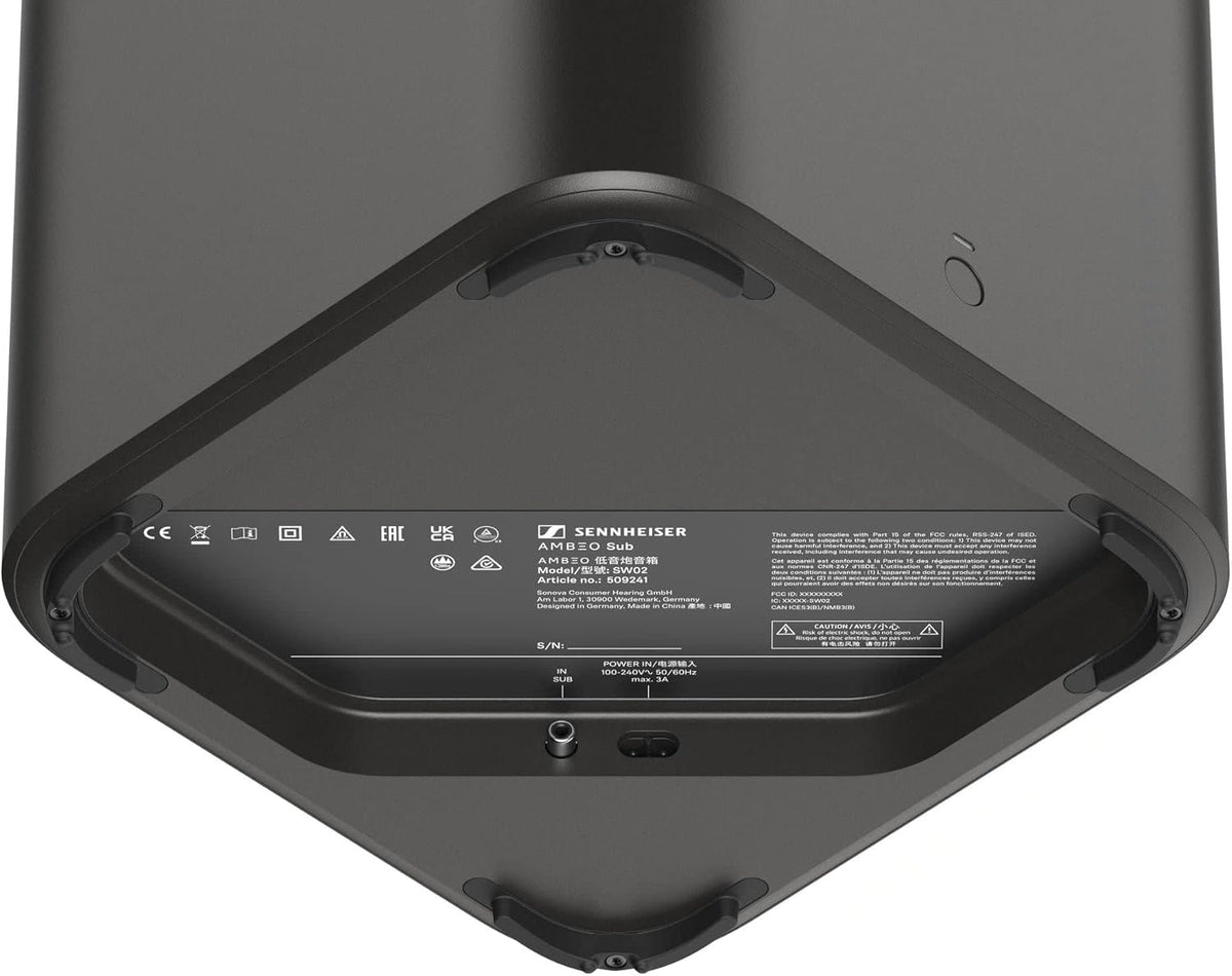 Sennheiser Consumer Audio Sennheiser AMBEO Subwoofer for TV and Music with Immersive 3D Surround Sound a Thundering – view 7