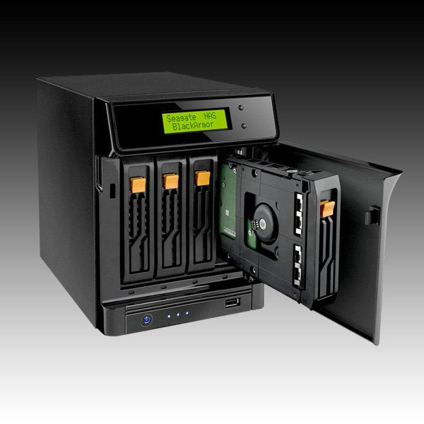 NAS SEAGATE BlackArmor 440 (4xHDD/4TB, supported 4 HDD, LAN, USB, Power Supply, 7200rpm, SATA II, JBOD, 0, 1, 10, 5) – view 5