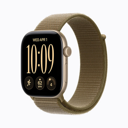 Apple Watch Series 12 in Light Gold Aluminium
