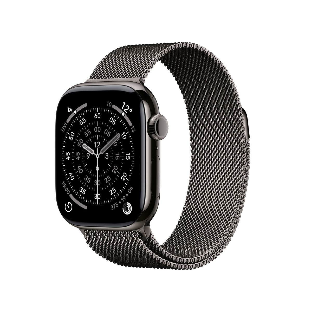 Apple Watch Series 11: 42mm Titanium GPS + Cellular – Slate Titanium Case with Slate Milanese Loop (MF8U4AF/A)