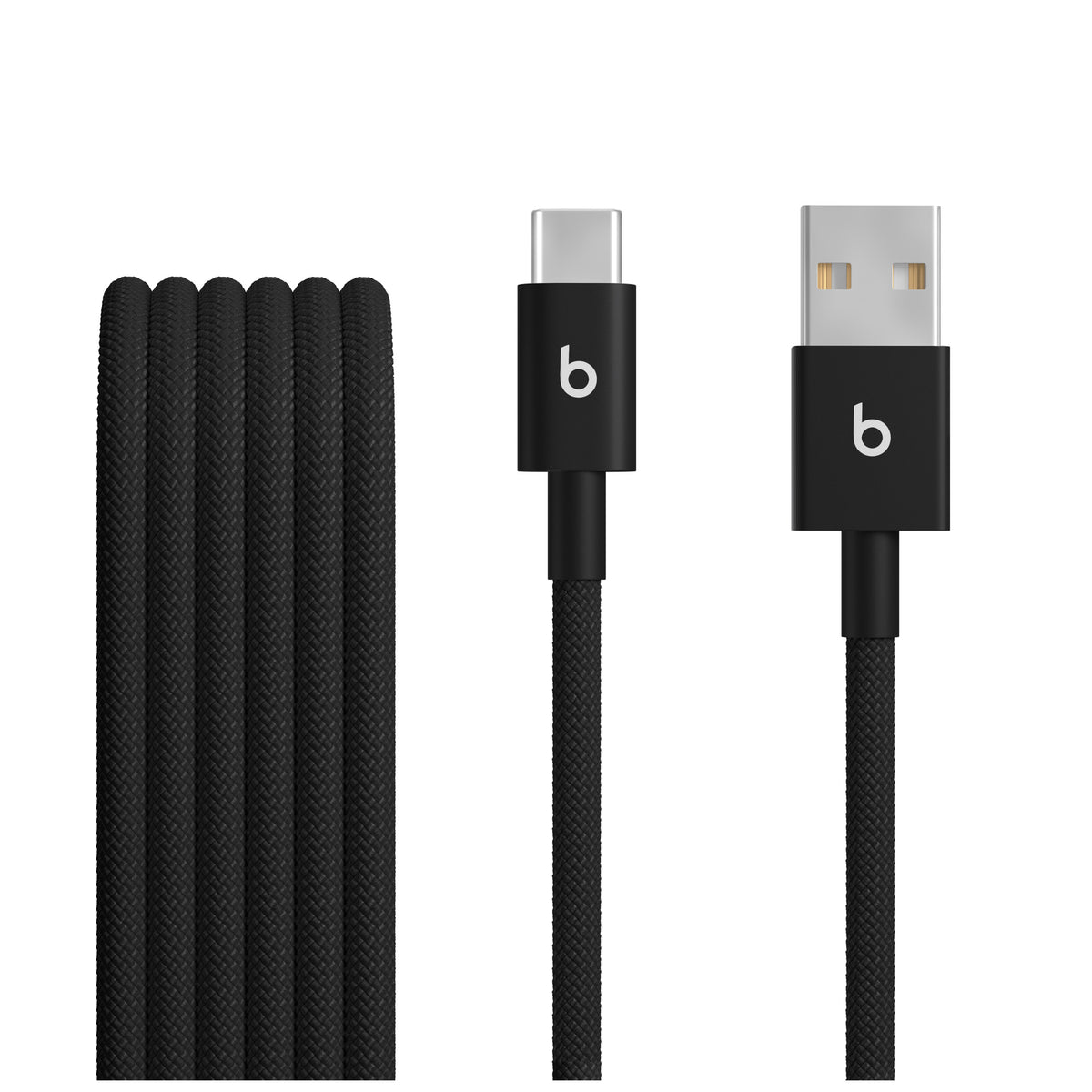 Beats USB-A to USB-C Woven Cables (1.5m) — Bolt Black (2-Pack) by Apple – product photo