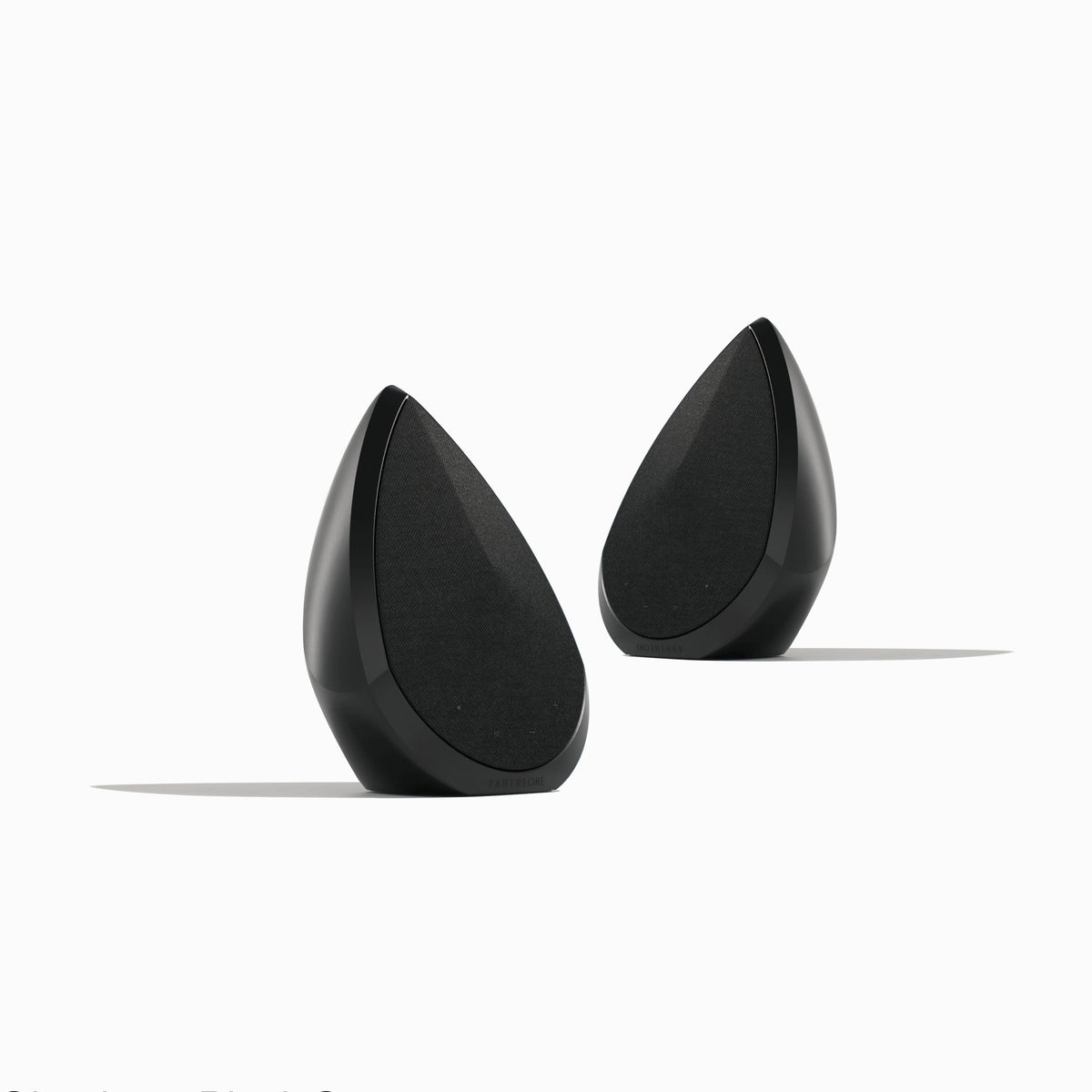 Obsidian Set - Stereo Wi-Fi Speakers - Black by Pantheone Audio – product photo