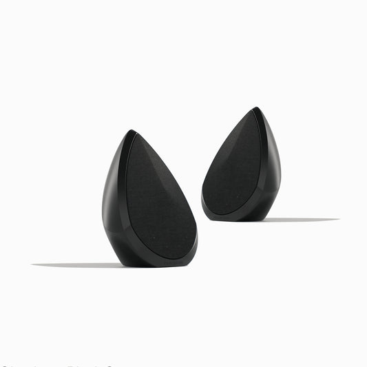 Obsidian Set - Stereo Wi-Fi Speakers - Black by Pantheone Audio – product photo