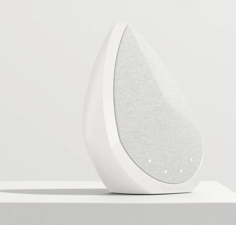 Pantheone Obsidian Compact Wireless Speaker -  White by Pantheone Audio – view 2