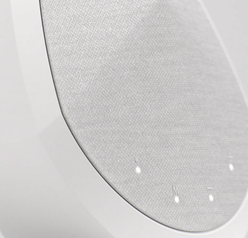 Pantheone Obsidian Compact Wireless Speaker -  White by Pantheone Audio – view 3
