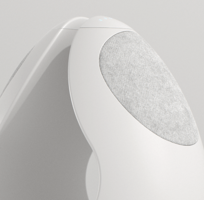 Pantheone-I Wi-Fi & Bluetooth Wireless Multiroom Speaker - White by Pantheone Audio – view 3