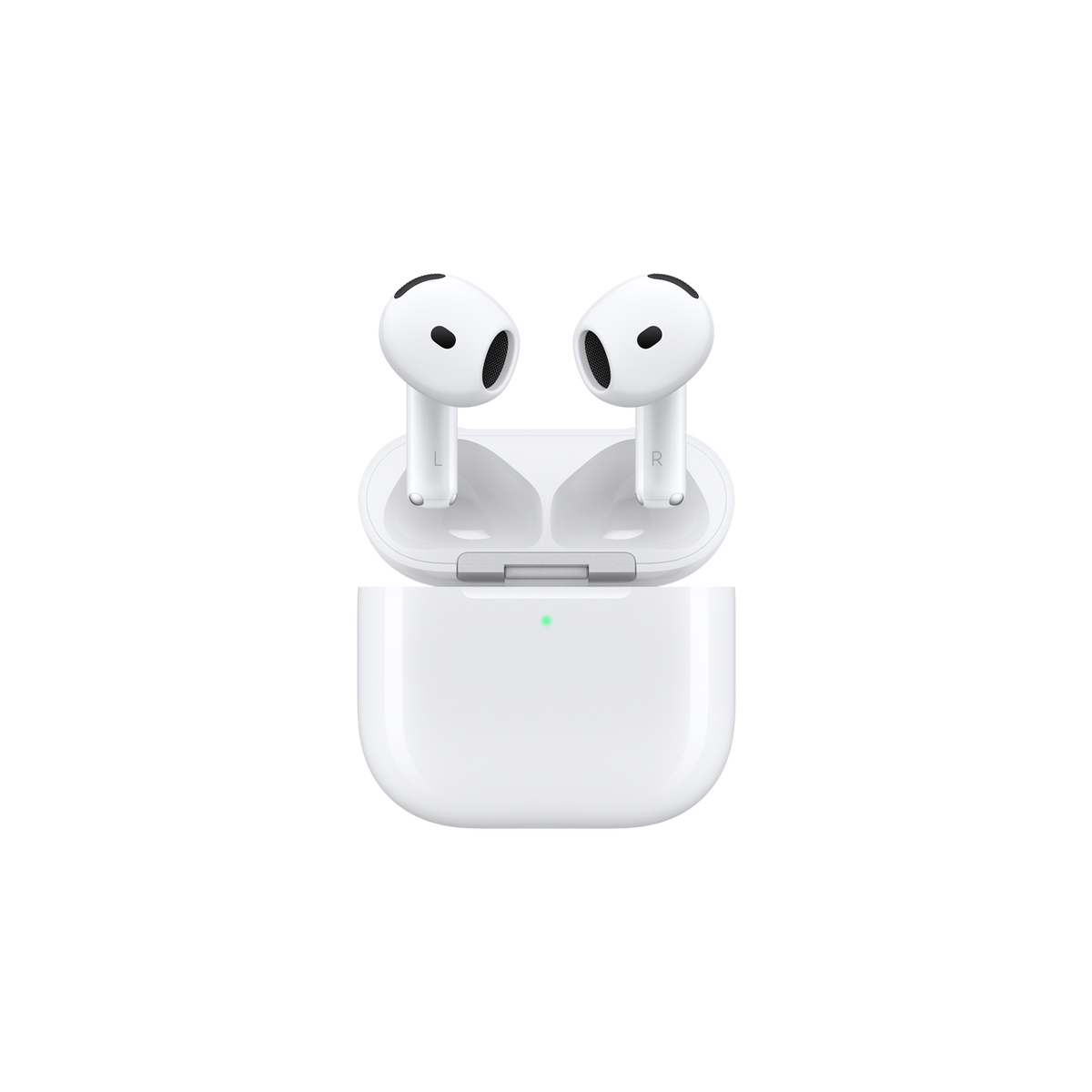 AirPods 4 with Active Noise Cancellation and Wireless Charging Case, official Apple product image