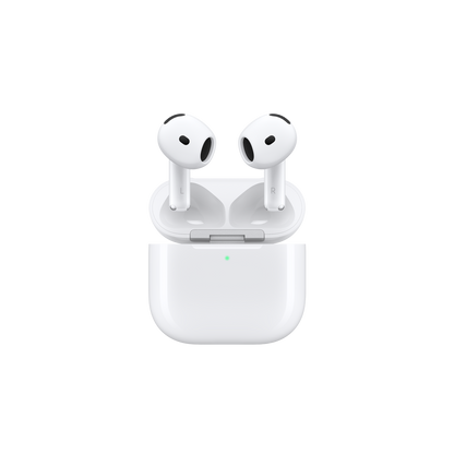 AirPods 4 with Active Noise Cancellation and Wireless Charging Case, official Apple product image