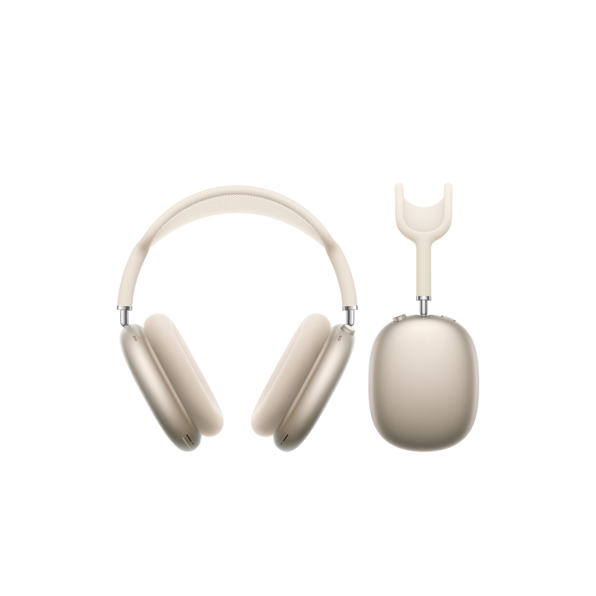 AirPods Max in Starlight with Smart Case, official Apple product image