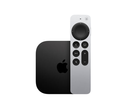 Apple TV 4K with Siri Remote, front view