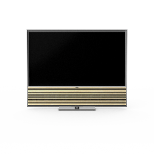 Beovision Contour 48-inch OLED TV in Natural Aluminium with Light Oak cover