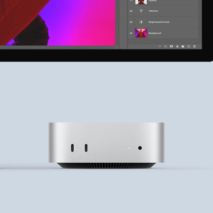 Mac mini M4 — 10-core CPU & GPU, 16GB RAM, 512GB Silver by Apple – view 4