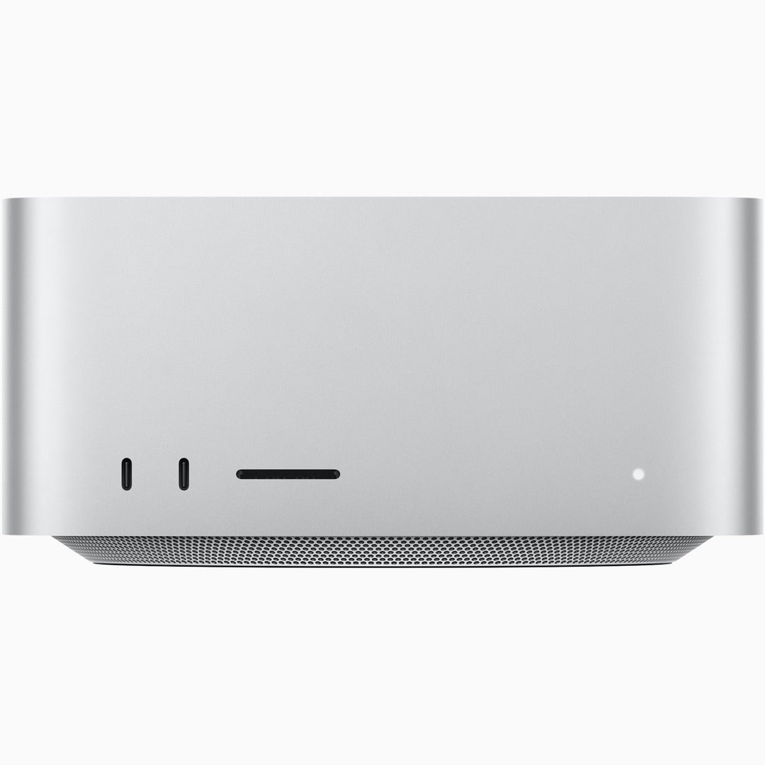 Apple Mac Studio front panel with USB-C ports and SDXC card slot