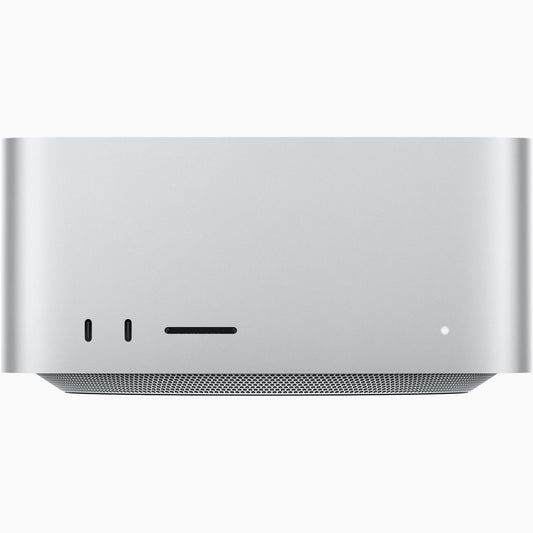Apple Mac Studio front panel with USB-C ports and SDXC card slot