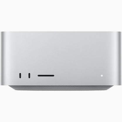 Apple Mac Studio front ports close up, USB-C and SDXC card slot