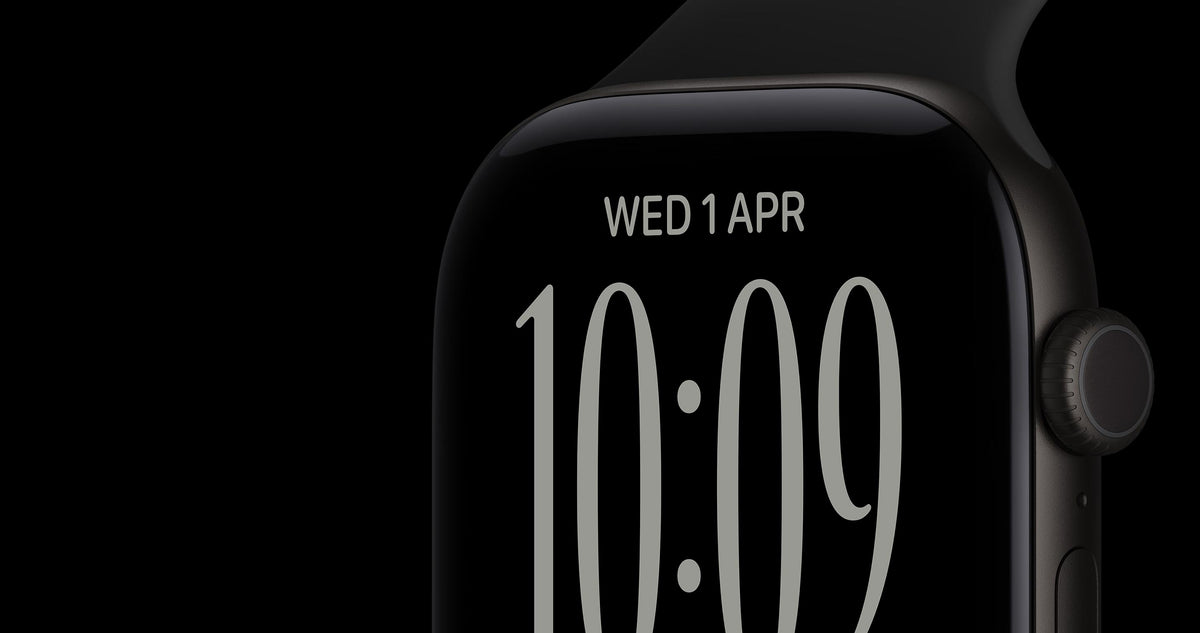 Apple Watch Series 12 in Black Aluminium – official finish view