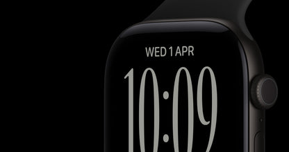 Apple Watch Series 12 in Black Aluminium – official finish view