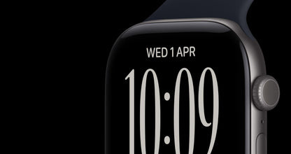 Apple Watch Series 12 in Space Gray Aluminium – official finish view